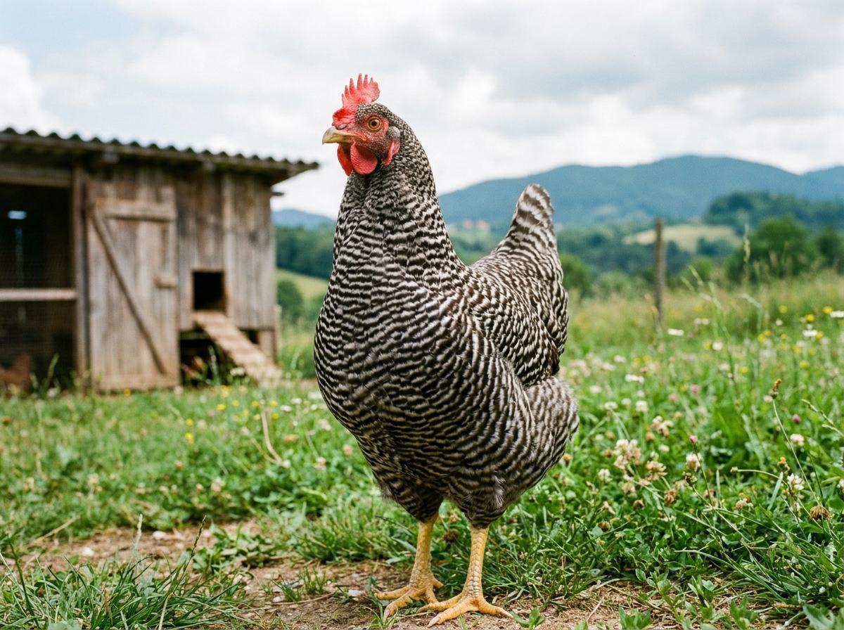 Slovenian Barred Hen